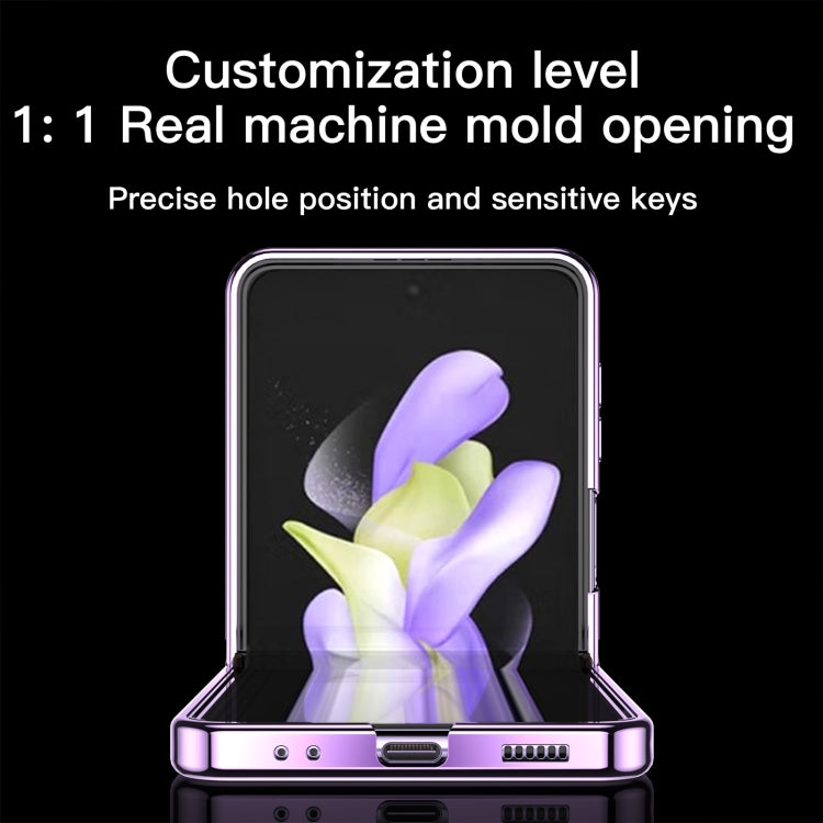 Electroplating Airbag Folding Phone Case, For Samsung Galaxy Z Flip3 5G, For Samsung Galaxy Z Flip4