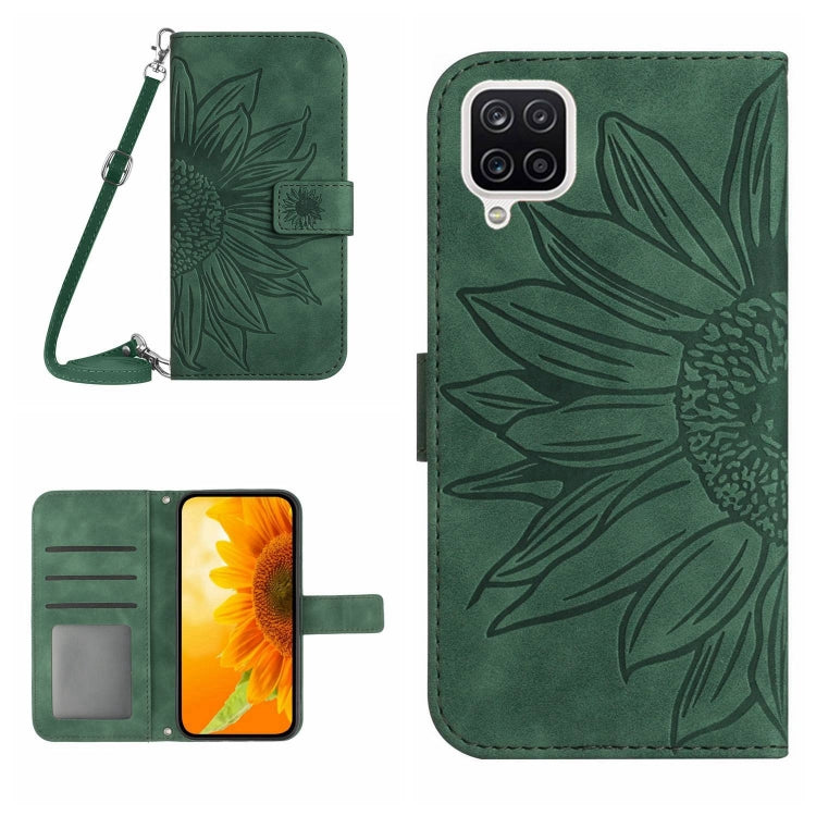 Skin Feel Sun Flower Pattern Flip Leather Phone Case, For Samsung Galaxy A04 4G, For Samsung Galaxy A04S, For Samsung Galaxy A10S/M01S, For Samsung Galaxy A12 4G/A12 5G/M12/F12