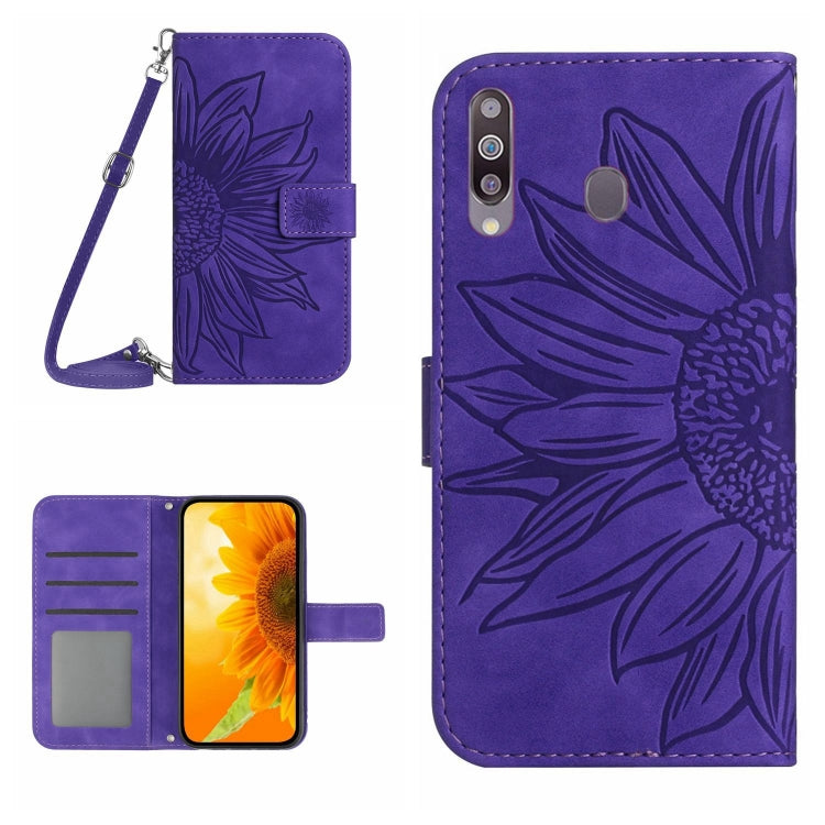 Skin Feel Sun Flower Pattern Flip Leather Phone Case, For Samsung Galaxy A20S, For Samsung Galaxy A22 4G, For Samsung Galaxy A22 5G, For Samsung Galaxy A23