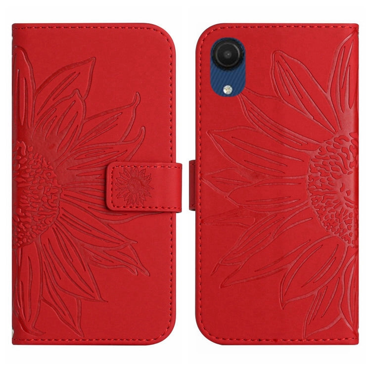 Skin Feel Sun Flower Pattern Flip Leather Phone Case, For Samsung Galaxy A23E, For Samsung Galaxy A30/A20/M10S, For Samsung Galaxy A32 4G, For Samsung Galaxy A32 5G