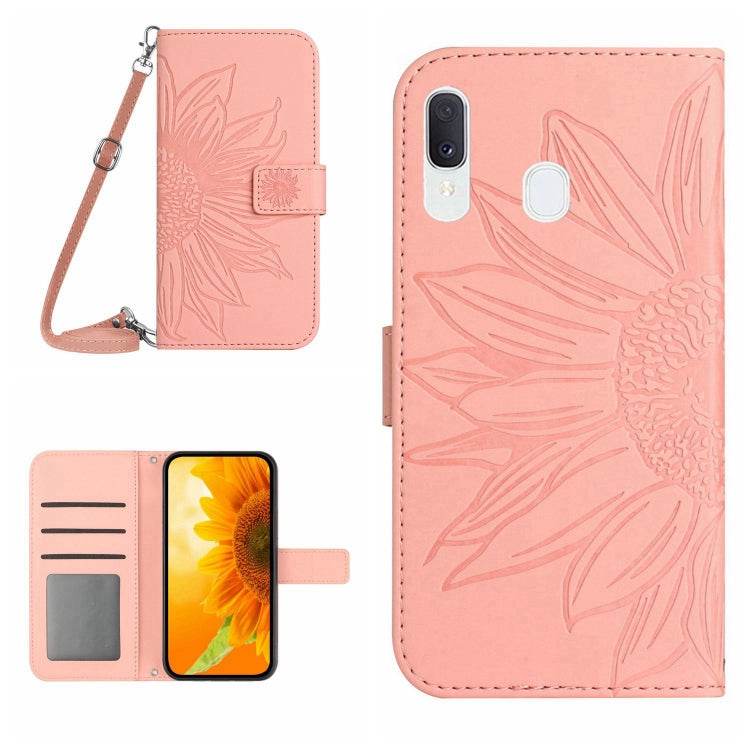 Skin Feel Sun Flower Pattern Flip Leather Phone Case, For Samsung Galaxy A23E, For Samsung Galaxy A30/A20/M10S, For Samsung Galaxy A32 4G, For Samsung Galaxy A32 5G