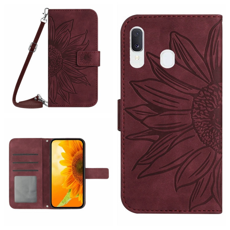 Skin Feel Sun Flower Pattern Flip Leather Phone Case, For Samsung Galaxy A23E, For Samsung Galaxy A30/A20/M10S, For Samsung Galaxy A32 4G, For Samsung Galaxy A32 5G