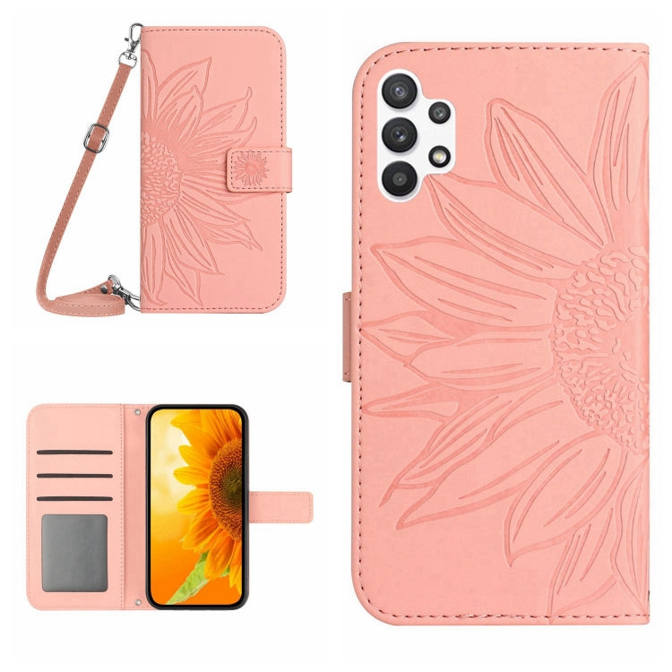 Skin Feel Sun Flower Pattern Flip Leather Phone Case, For Samsung Galaxy A23E, For Samsung Galaxy A30/A20/M10S, For Samsung Galaxy A32 4G, For Samsung Galaxy A32 5G