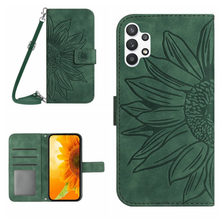 Skin Feel Sun Flower Pattern Flip Leather Phone Case, For Samsung Galaxy A23E, For Samsung Galaxy A30/A20/M10S, For Samsung Galaxy A32 4G, For Samsung Galaxy A32 5G