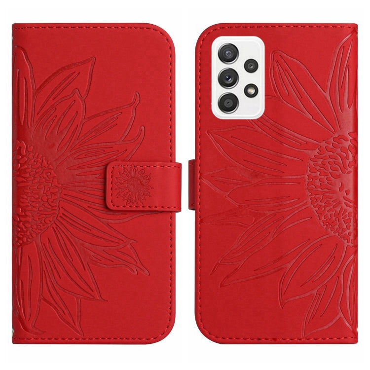 Skin Feel Sun Flower Pattern Flip Leather Phone Case, For Samsung Galaxy A33 5G, For Samsung Galaxy A40, For Samsung Galaxy A41 EU Edition, For Samsung Galaxy A42 5G
