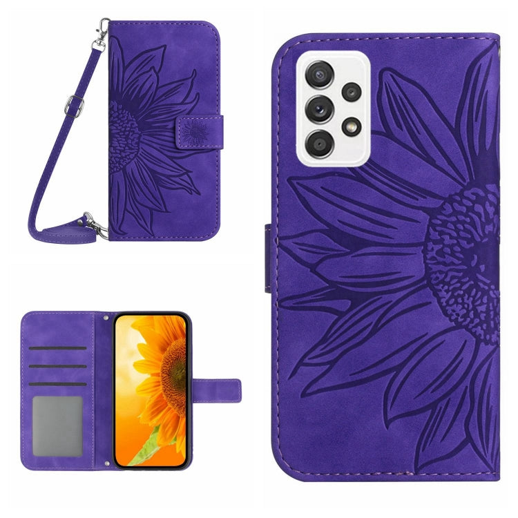 Skin Feel Sun Flower Pattern Flip Leather Phone Case, For Samsung Galaxy A33 5G, For Samsung Galaxy A40, For Samsung Galaxy A41 EU Edition, For Samsung Galaxy A42 5G