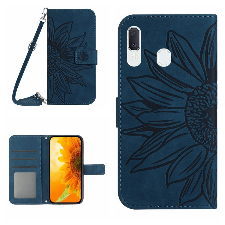 Skin Feel Sun Flower Pattern Flip Leather Phone Case, For Samsung Galaxy A33 5G, For Samsung Galaxy A40, For Samsung Galaxy A41 EU Edition, For Samsung Galaxy A42 5G