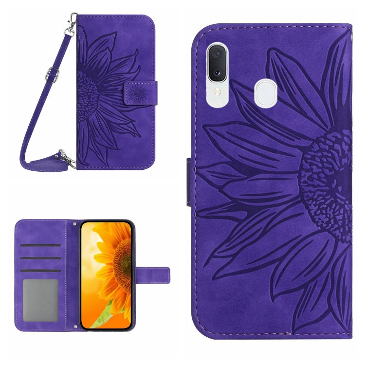 Skin Feel Sun Flower Pattern Flip Leather Phone Case, For Samsung Galaxy A33 5G, For Samsung Galaxy A40, For Samsung Galaxy A41 EU Edition, For Samsung Galaxy A42 5G