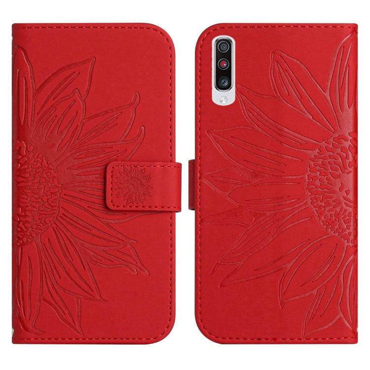 Skin Feel Sun Flower Pattern Flip Leather Phone Case, For Samsung Galaxy A50/A50S/A30S, For Samsung Galaxy A51 5G, For Samsung Galaxy A51/M40S, For Samsung Galaxy A52/A52S