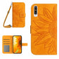Skin Feel Sun Flower Pattern Flip Leather Phone Case, For Samsung Galaxy A50/A50S/A30S, For Samsung Galaxy A51 5G, For Samsung Galaxy A51/M40S, For Samsung Galaxy A52/A52S