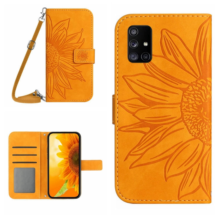 Skin Feel Sun Flower Pattern Flip Leather Phone Case, For Samsung Galaxy A50/A50S/A30S, For Samsung Galaxy A51 5G, For Samsung Galaxy A51/M40S, For Samsung Galaxy A52/A52S