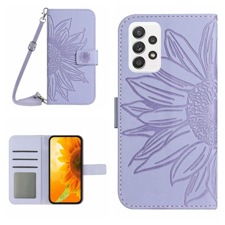Skin Feel Sun Flower Pattern Flip Leather Phone Case, For Samsung Galaxy A50/A50S/A30S, For Samsung Galaxy A51 5G, For Samsung Galaxy A51/M40S, For Samsung Galaxy A52/A52S