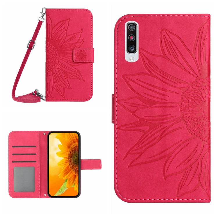 Skin Feel Sun Flower Pattern Flip Leather Phone Case, For Samsung Galaxy A53 5G, For Samsung Galaxy A70/A70S, For Samsung Galaxy A70E, For Samsung Galaxy A71