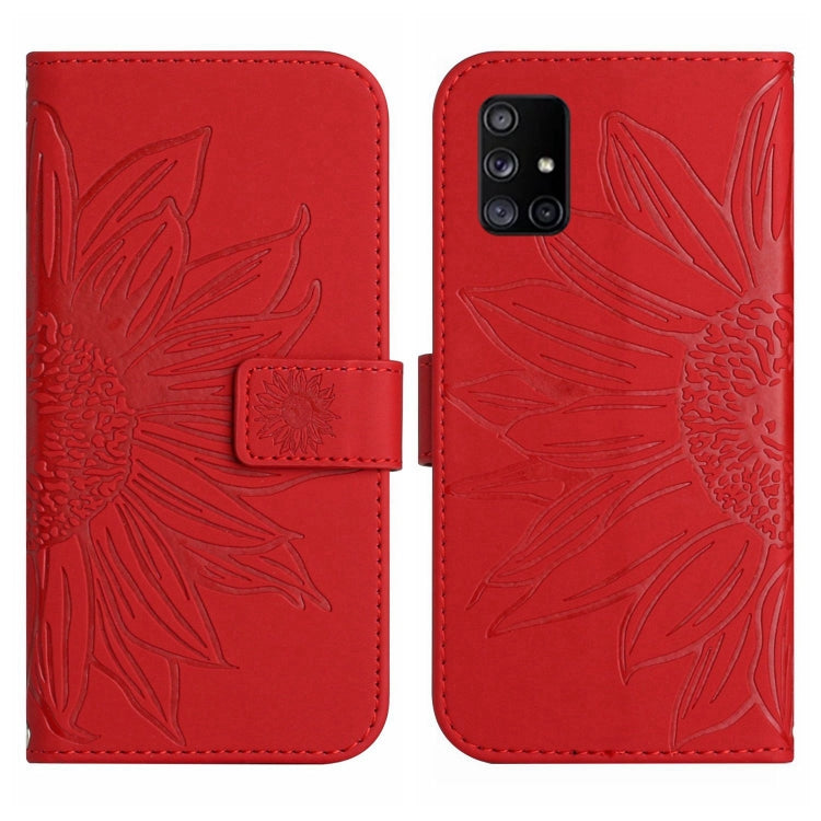 Skin Feel Sun Flower Pattern Flip Leather Phone Case, For Samsung Galaxy A71 5G, For Samsung Galaxy A72, For Samsung Galaxy A73 5G, For Samsung Galaxy A81/Note10 Lite