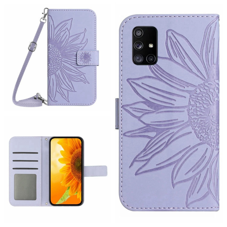 Skin Feel Sun Flower Pattern Flip Leather Phone Case, For Samsung Galaxy A71 5G, For Samsung Galaxy A72, For Samsung Galaxy A73 5G, For Samsung Galaxy A81/Note10 Lite