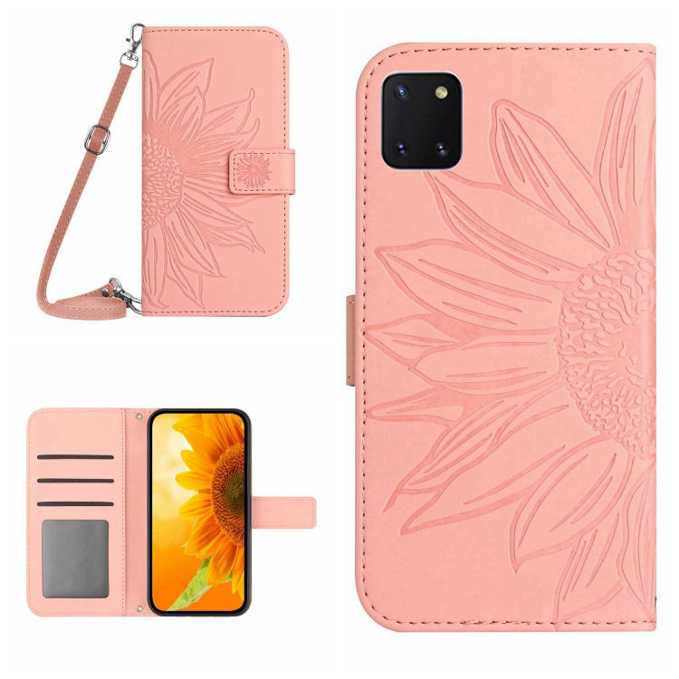 Skin Feel Sun Flower Pattern Flip Leather Phone Case, For Samsung Galaxy A71 5G, For Samsung Galaxy A72, For Samsung Galaxy A73 5G, For Samsung Galaxy A81/Note10 Lite