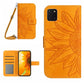 Skin Feel Sun Flower Pattern Flip Leather Phone Case, For Samsung Galaxy A71 5G, For Samsung Galaxy A72, For Samsung Galaxy A73 5G, For Samsung Galaxy A81/Note10 Lite