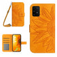 Skin Feel Sun Flower Pattern Flip Leather Phone Case, For Samsung Galaxy A82 5G, For Samsung Galaxy A91/S10 Lite, For Samsung Galaxy F52 5G, For Samsung Galaxy F62/M62