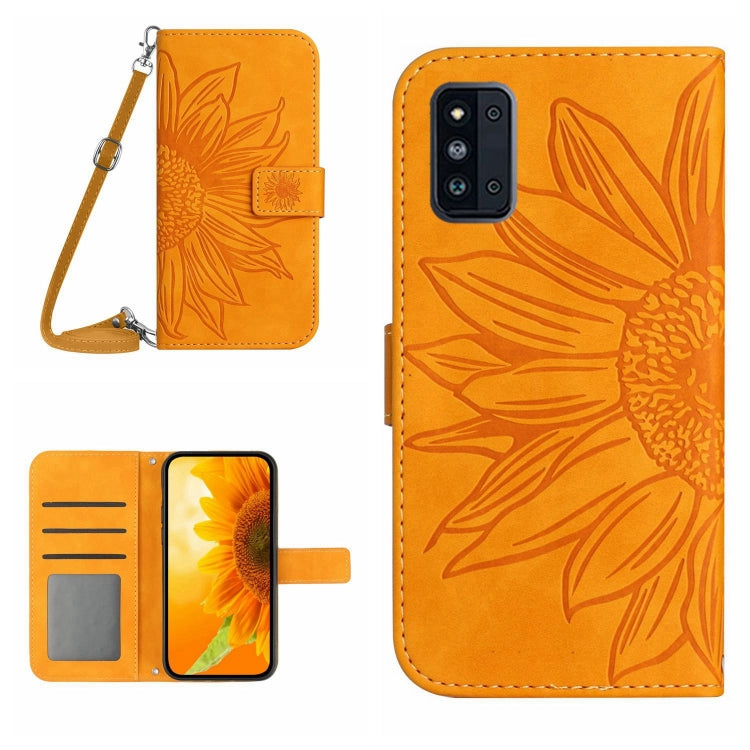 Skin Feel Sun Flower Pattern Flip Leather Phone Case, For Samsung Galaxy A82 5G, For Samsung Galaxy A91/S10 Lite, For Samsung Galaxy F52 5G, For Samsung Galaxy F62/M62