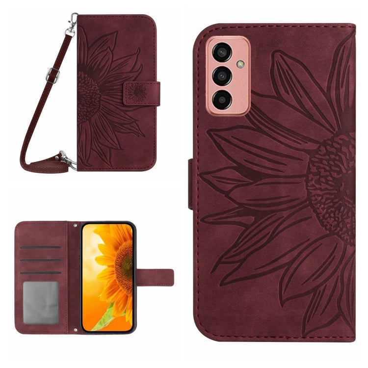 Skin Feel Sun Flower Pattern Flip Leather Phone Case, For Samsung Galaxy J2 Prime, For Samsung Galaxy M10/A10, For Samsung Galaxy M13, For Samsung Galaxy M21/M30S