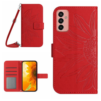 Skin Feel Sun Flower Pattern Flip Leather Phone Case, For Samsung Galaxy M23 5G, For Samsung Galaxy M31/M21S, For Samsung Galaxy M33 5G, For Samsung Galaxy M51