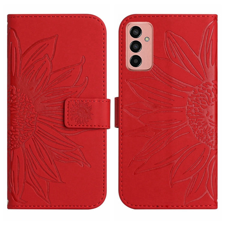 Skin Feel Sun Flower Pattern Flip Leather Phone Case, For Samsung Galaxy M23 5G, For Samsung Galaxy M31/M21S, For Samsung Galaxy M33 5G, For Samsung Galaxy M51