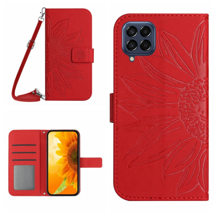 Skin Feel Sun Flower Pattern Flip Leather Phone Case, For Samsung Galaxy M23 5G, For Samsung Galaxy M31/M21S, For Samsung Galaxy M33 5G, For Samsung Galaxy M51
