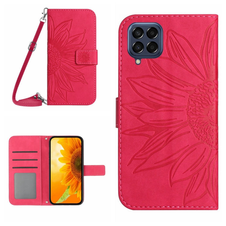 Skin Feel Sun Flower Pattern Flip Leather Phone Case, For Samsung Galaxy M23 5G, For Samsung Galaxy M31/M21S, For Samsung Galaxy M33 5G, For Samsung Galaxy M51