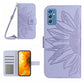 Skin Feel Sun Flower Pattern Flip Leather Phone Case, For Samsung Galaxy M52 5G, For Samsung Galaxy M53 5G, For Samsung Galaxy Note 8, For Samsung Galaxy Note10
