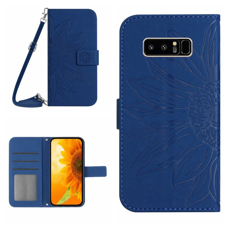 Skin Feel Sun Flower Pattern Flip Leather Phone Case, For Samsung Galaxy M52 5G, For Samsung Galaxy M53 5G, For Samsung Galaxy Note 8, For Samsung Galaxy Note10