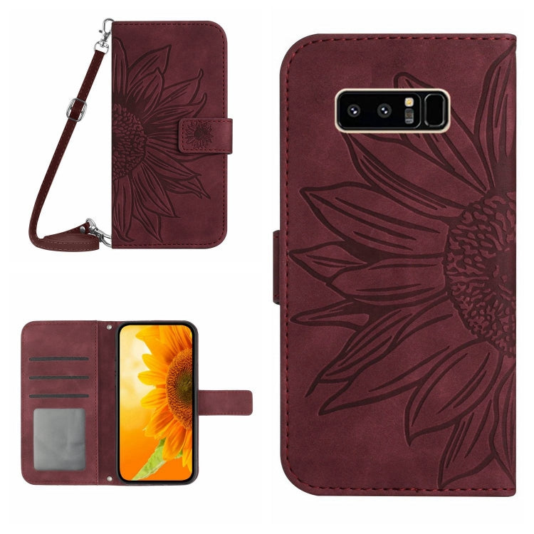 Skin Feel Sun Flower Pattern Flip Leather Phone Case, For Samsung Galaxy M52 5G, For Samsung Galaxy M53 5G, For Samsung Galaxy Note 8, For Samsung Galaxy Note10