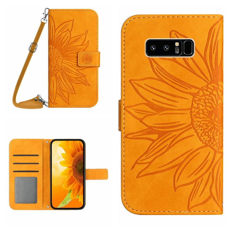 Skin Feel Sun Flower Pattern Flip Leather Phone Case, For Samsung Galaxy M52 5G, For Samsung Galaxy M53 5G, For Samsung Galaxy Note 8, For Samsung Galaxy Note10
