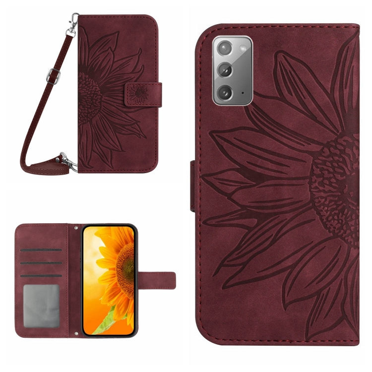 Skin Feel Sun Flower Pattern Flip Leather Phone Case, For Samsung Galaxy Note10+, For Samsung Galaxy Note20, For Samsung Galaxy Note20 Ultra, For Samsung Galaxy S7 Edge