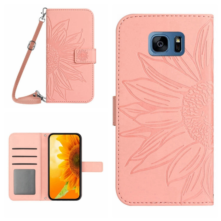 Skin Feel Sun Flower Pattern Flip Leather Phone Case, For Samsung Galaxy Note10+, For Samsung Galaxy Note20, For Samsung Galaxy Note20 Ultra, For Samsung Galaxy S7 Edge