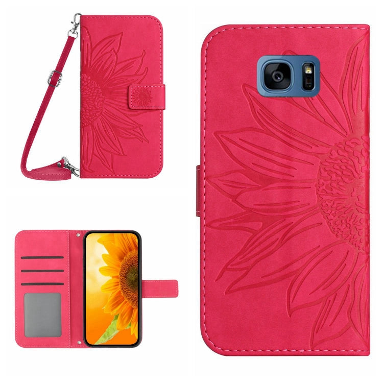 Skin Feel Sun Flower Pattern Flip Leather Phone Case, For Samsung Galaxy Note10+, For Samsung Galaxy Note20, For Samsung Galaxy Note20 Ultra, For Samsung Galaxy S7 Edge