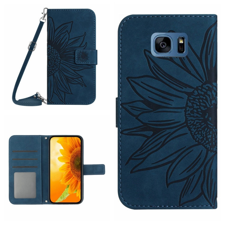 Skin Feel Sun Flower Pattern Flip Leather Phone Case, For Samsung Galaxy Note10+, For Samsung Galaxy Note20, For Samsung Galaxy Note20 Ultra, For Samsung Galaxy S7 Edge