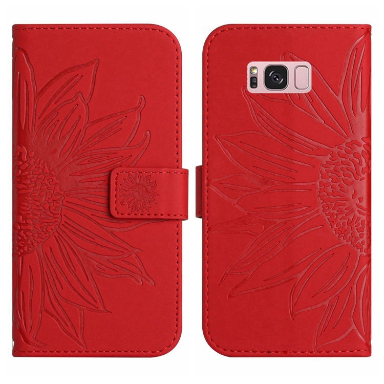 Skin Feel Sun Flower Pattern Flip Leather Phone Case, For Samsung Galaxy S8, For Samsung Galaxy S8+, For Samsung Galaxy S9, For Samsung Galaxy S9+