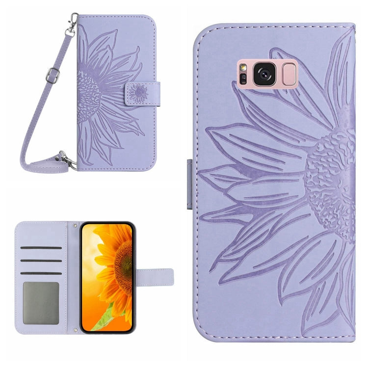 Skin Feel Sun Flower Pattern Flip Leather Phone Case, For Samsung Galaxy S8, For Samsung Galaxy S8+, For Samsung Galaxy S9, For Samsung Galaxy S9+