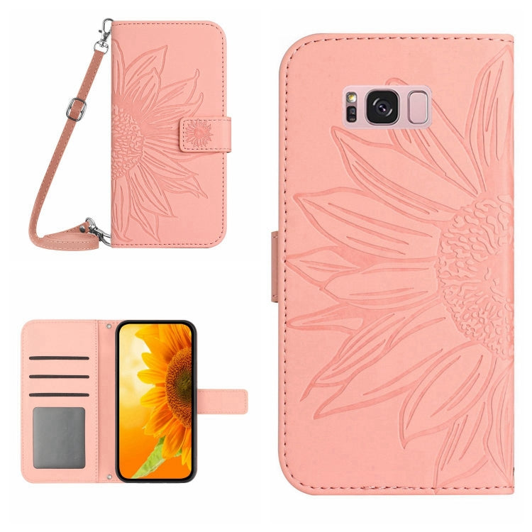 Skin Feel Sun Flower Pattern Flip Leather Phone Case, For Samsung Galaxy S8, For Samsung Galaxy S8+, For Samsung Galaxy S9, For Samsung Galaxy S9+