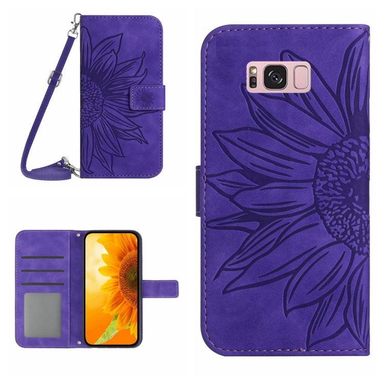 Skin Feel Sun Flower Pattern Flip Leather Phone Case, For Samsung Galaxy S8, For Samsung Galaxy S8+, For Samsung Galaxy S9, For Samsung Galaxy S9+