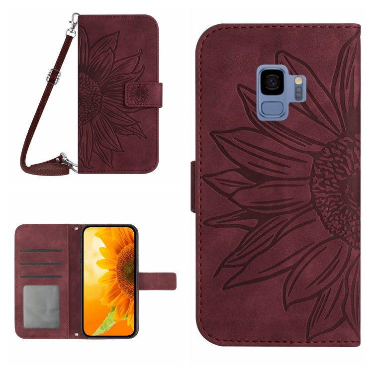 Skin Feel Sun Flower Pattern Flip Leather Phone Case, For Samsung Galaxy S8, For Samsung Galaxy S8+, For Samsung Galaxy S9, For Samsung Galaxy S9+