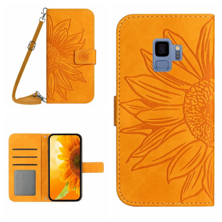 Skin Feel Sun Flower Pattern Flip Leather Phone Case, For Samsung Galaxy S8, For Samsung Galaxy S8+, For Samsung Galaxy S9, For Samsung Galaxy S9+