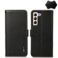 KHAZNEH Side-Magnetic Litchi Genuine Leather RFID Phone Case, For Nokia G60 5G, For Samsung Galaxy S23+ 5G, For Samsung Galaxy S23 5G, For Samsung Galaxy S23 Ultra 5G
