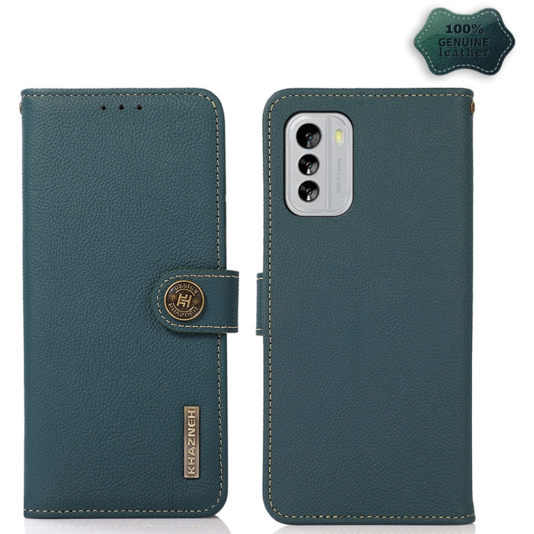 KHAZNEH Custer Genuine Leather RFID Phone Case, For Nokia G60 5G, For Samsung Galaxy S23+ 5G, For Samsung Galaxy S23 5G, For Samsung Galaxy S23 Ultra 5G