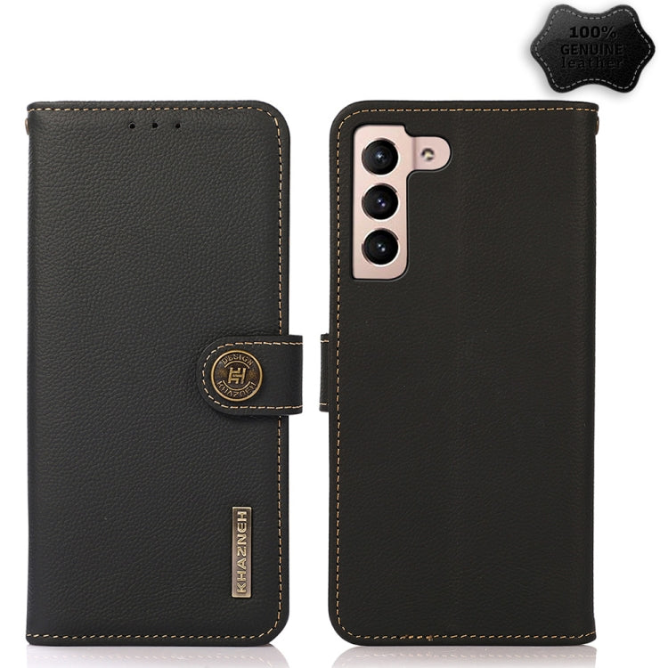 KHAZNEH Custer Genuine Leather RFID Phone Case, For Nokia G60 5G, For Samsung Galaxy S23+ 5G, For Samsung Galaxy S23 5G, For Samsung Galaxy S23 Ultra 5G