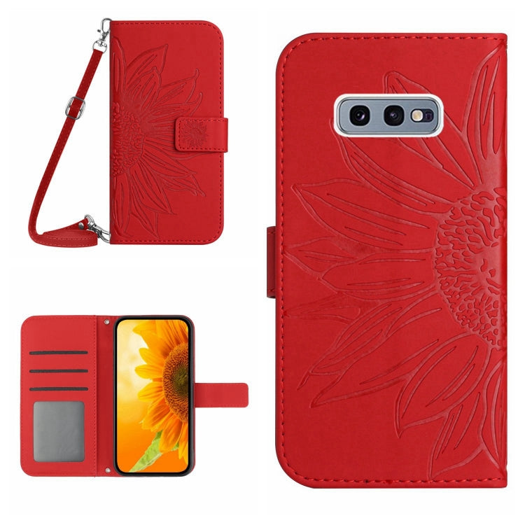 Skin Feel Sun Flower Pattern Flip Leather Phone Case