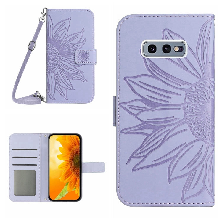 Skin Feel Sun Flower Pattern Flip Leather Phone Case