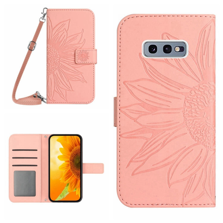 Skin Feel Sun Flower Pattern Flip Leather Phone Case