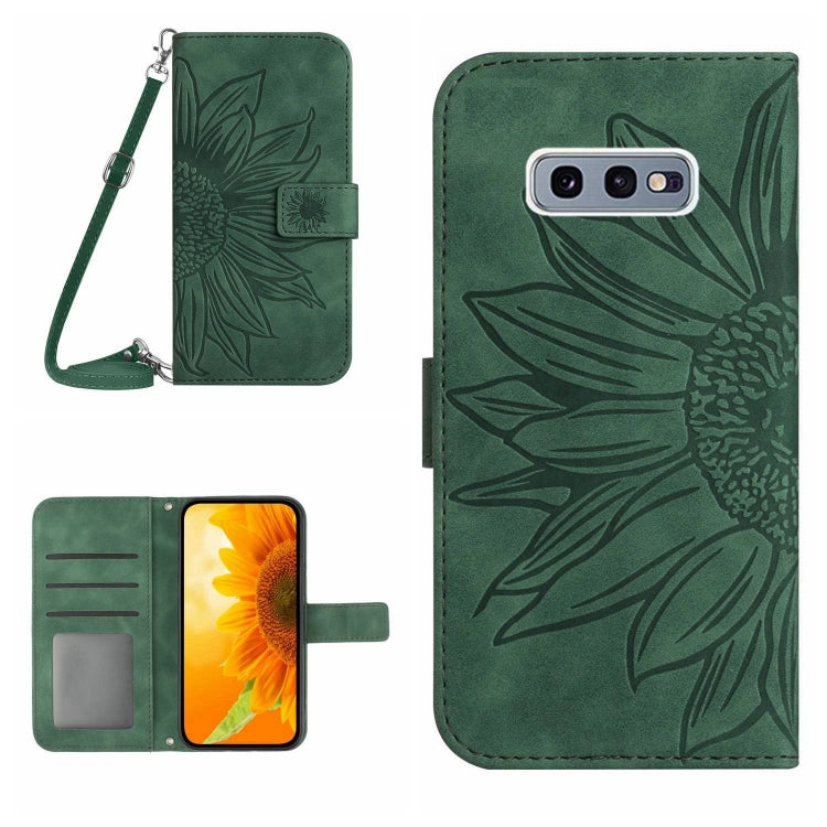 Skin Feel Sun Flower Pattern Flip Leather Phone Case