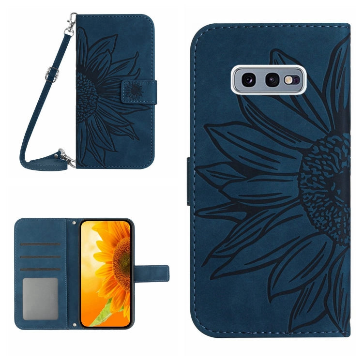 Skin Feel Sun Flower Pattern Flip Leather Phone Case